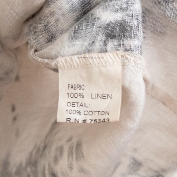 Bellambia Linen Neutral Tank Top Blouse Size Small - Picture 6 of 8